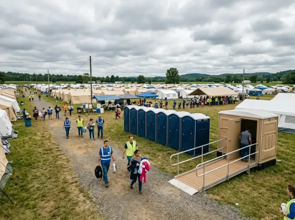 disaster-relief-camp-restrooms-010 — frequently asked questions, Dumpster & Portable Bathrooms Rental in Weaver, AL